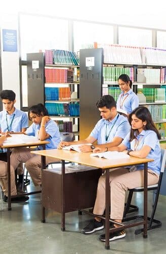 Library at Presidency PU College