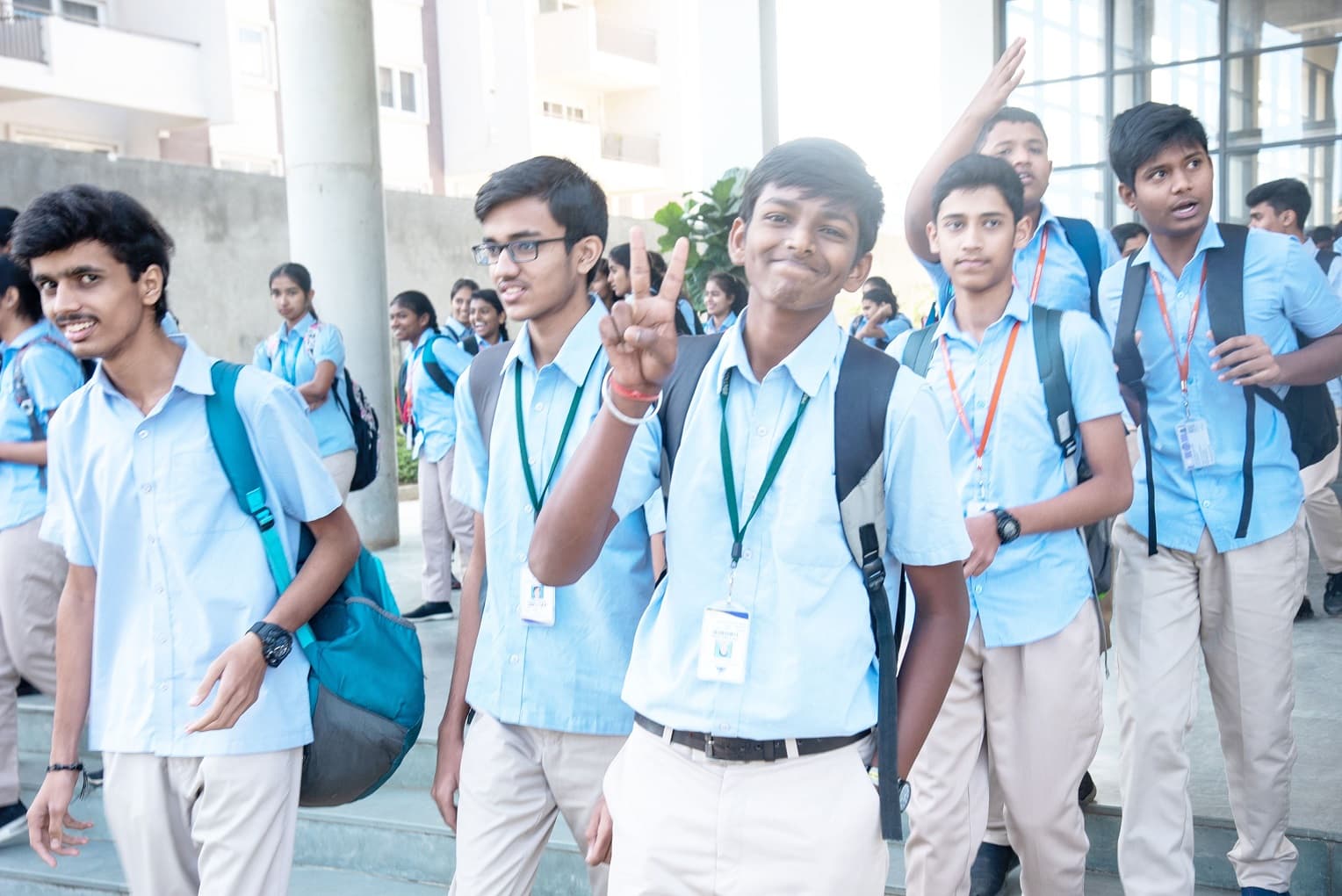 Students at Presidency PU College activities