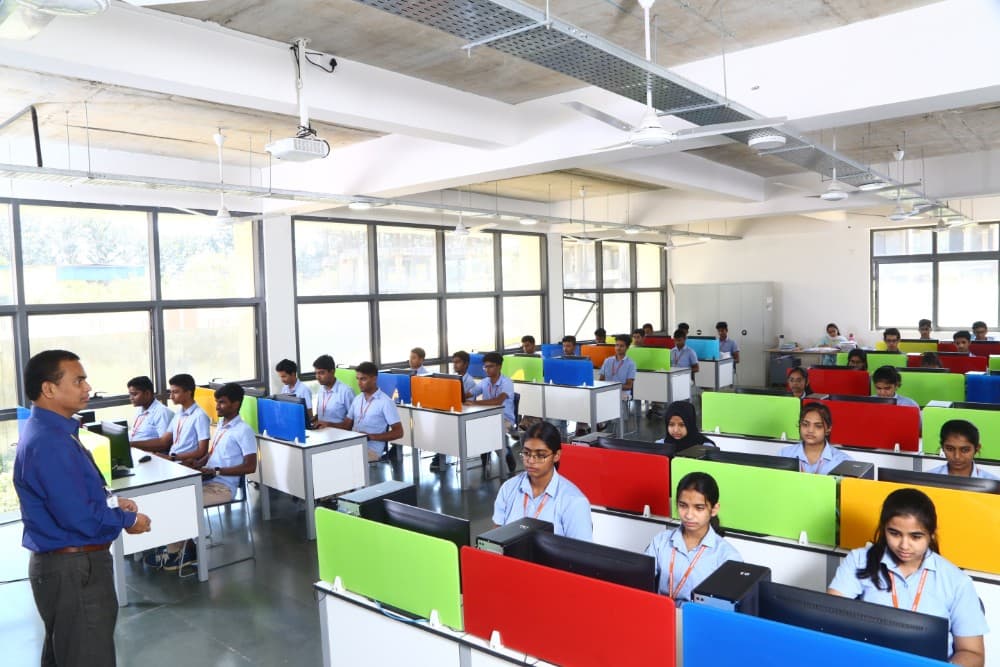 Commerce students at Presidency PU College